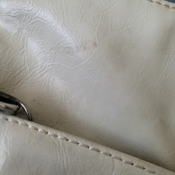 Guess Ivory Cream Studded Wristlet Clutch 11 x 7 Rare Y2K - Picture 15 of 16